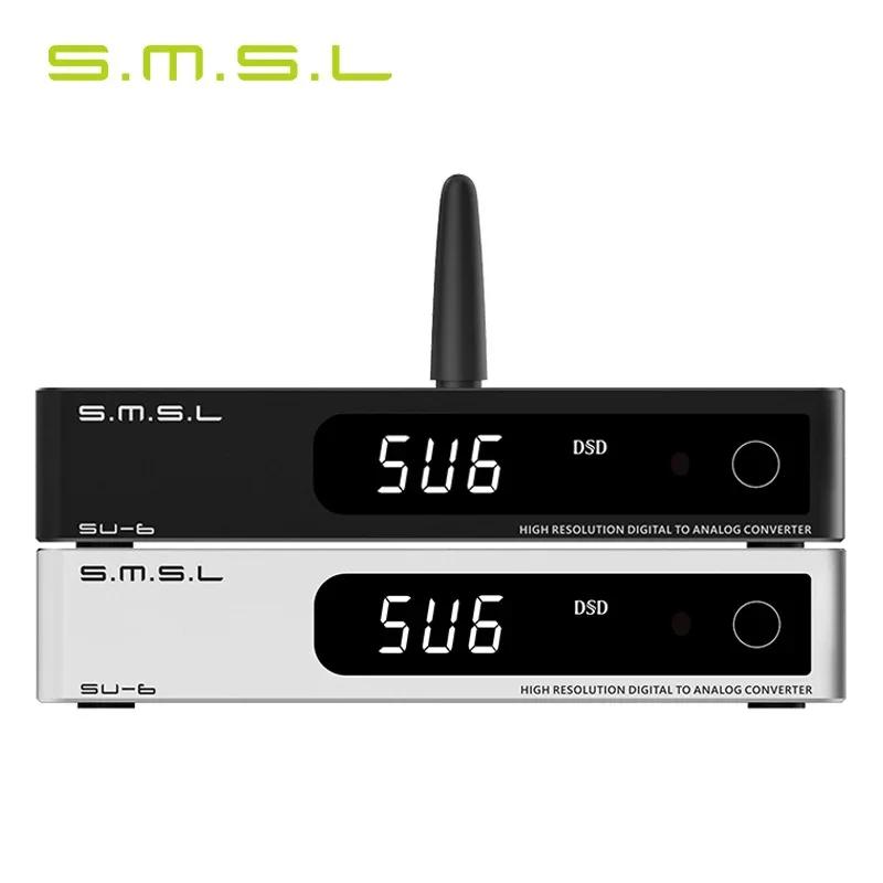 SMSL SU-6  5.0 ũž ڴ ES9038Q2M Ĩ 4 * OPA1612 XMOS  DAC PCM 768kHz DSD512 LDAC/APTX HD 